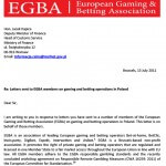 EGBA second letter to Polish Minister Boni on the reform of the betting market