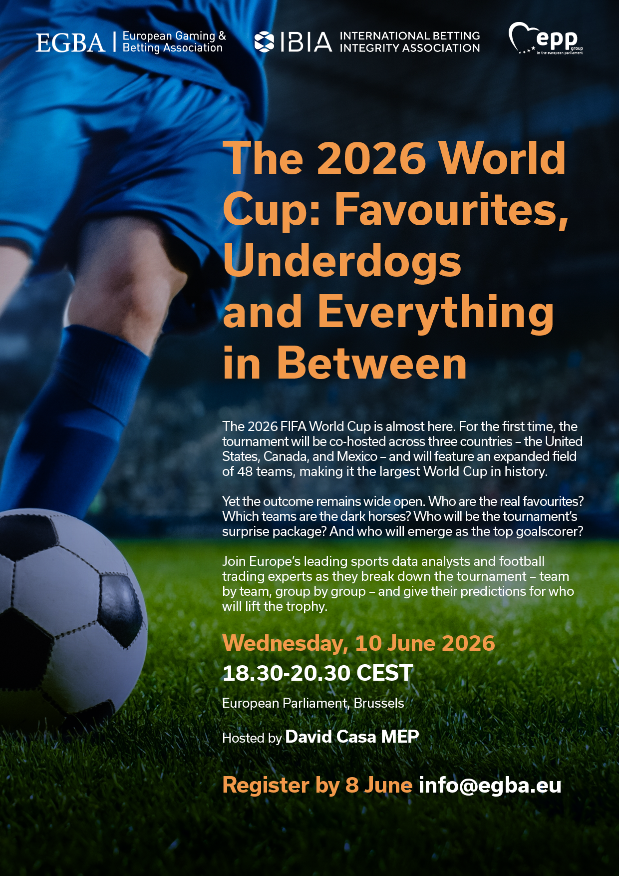 [Invitation] The 2026 World Cup: Favourites, Underdogs and Everything in Between